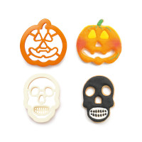 Biscuit Cutter Set Skull & Pumpkin Halloween
