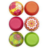 Wilton Cupcake Cups Neon Flowers 150 pieces