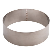 Cake ring stainless steel Ø14x5cm
