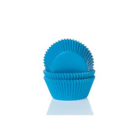 Cupcake Cups HoM MINI Cyan Blue 35x23mm. 60pcs.