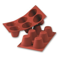 Silicone Baking Mould Muffin Ø57h60mm (6)