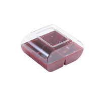 Silikomart Box for 6 Macarons Ruby Red