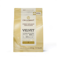 Callebaut Chocolate Callets White Velvet (less sweet) 2.5kg