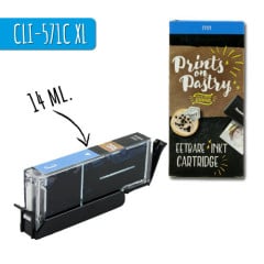 Edible Ink Cartridge Blue XL (CLI-571C)