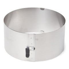 Patisse Cake Ring Adjustable Stainless Steel Ø17-30x9(h)cm