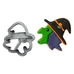 Biscuit Cutter Halloween Witch 8x2.2(h) cm