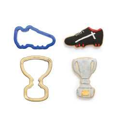Biscuit Cutter Football Boot and Cup