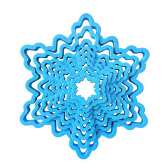 Biscuit Cutter Set Snowflakes 8-piece