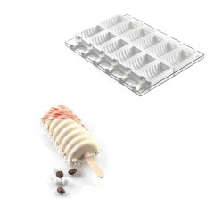 Silikomart Silicone Ice cream mould Tango (12x) + 50pcs