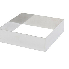 Cake Ring Stainless Steel Square 20x20x5cm