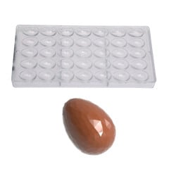 Bonbon mould Chocolate World Egg Crystal (35x) 29x21x10mm