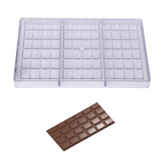 Chocolate mould Chocolate World Tablet (3x) 156x77x6mm