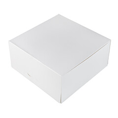 Cake box 21x21x10cm. White 50pcs
