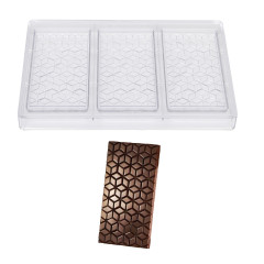 Martellato Chocolate Mould Tablet Kube (3x) 137x72mm
