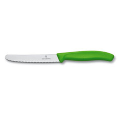 Table knife Victorinox serrated Green 10cm