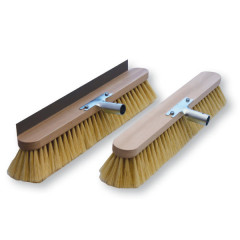 Oven broom with handle holder and scraper 50cm