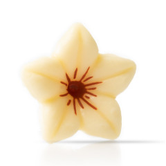 Dobla Chocolate Decoration Flower White (76 pieces)
