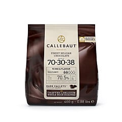 Callebaut Chocolate Callets Extra Pure (70.5%) 400g