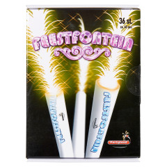 Fireworks Party Fountain on Base Silver 45sec. 36pcs.