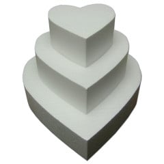 Cake Dummy Heart 5cm -Ø25cm-