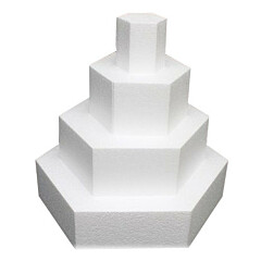 Cake Dummy Hexagon 5cm -Ø25cm-
