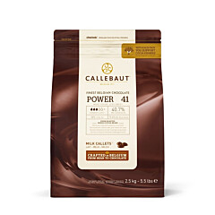 Callebaut Chocolate Callets Milk Less Sugar 2.5kg