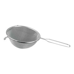Sieve bulb stainless steel with handle, 16 cm