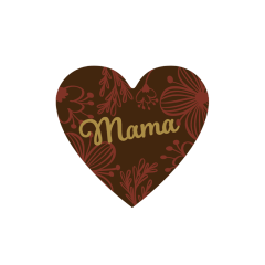 Callebaut Chocolate Decoration Heart Mama 224pcs.