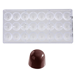 Bonbon mould Chocolate World Cone (24x) Ø29x25 mm