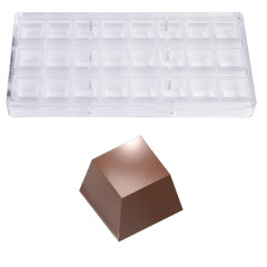 Bonbon mould Chocolate World Cube (24x) 26x18.5mm