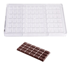 Chocolate mould Chocolate World Tablet (3x) 156x77x8mm