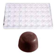 Bonbon mould Chocolate World Flat Cone (40x) 30x19mm