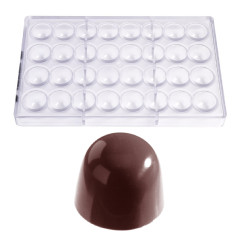 Bonbon mould Chocolate World Cone (32x) Ø29x21mm