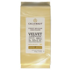 Callebaut Chocolate Callets White Velvet (less sweet) 10kg