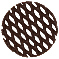 Callebaut Chocolate Decoration Grid Round Ø5cm 195pcs.