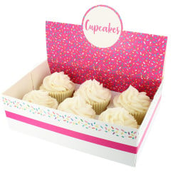 Culpitt Cupcake Box/Display Sprinkles 24x16.7x7.7cm 20pcs.