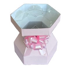 Cupcake Box Bouquet Pink Ø18x19cm