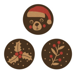 Callebaut Chocolate Decoration Holiday Set 252pcs.