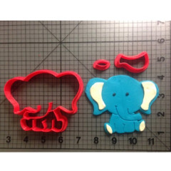 Biscuit cutter Baby Elephant Ø50mm 3-piece