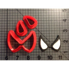 Biscuit cutter Spiderman Face/Eyes BIG 55 mm 3-piece