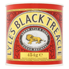 Lyle's Black Treacle (Cane sugar molasses) Tin 454gr.