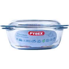 Pyrex Oven Dish Round with Lid 2.1L (24x20x11cm)