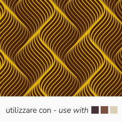 Pavoni Chocolate Transfer Sheets Yellow Waves 34x26cm 10pcs