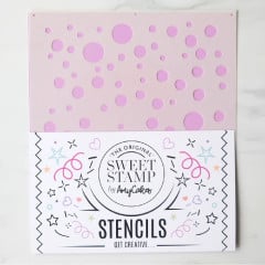Sweet Stamp Stencil Bubble Pop 21.5x25cm