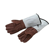 Oven gloves leather length 45 cm./ 250°C