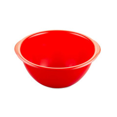 Frying bowl Red plastic 1L (Ø17.5cm)