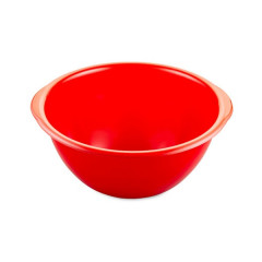 Frying bowl Red plastic 2.5L (Ø23cm)