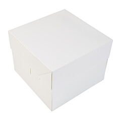 Cake box 20x20x15cm. White 50pcs