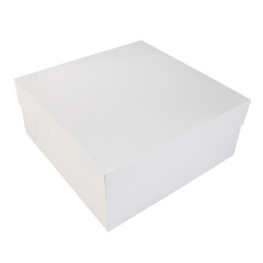 Cake box 35x35x15cm. White 50pcs