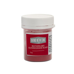 BrandNewCake Natural Colour Powder Red 5g (fat mass)